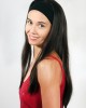 Елена- Дълга естествена перука с черна лента, 100% естествен косъм